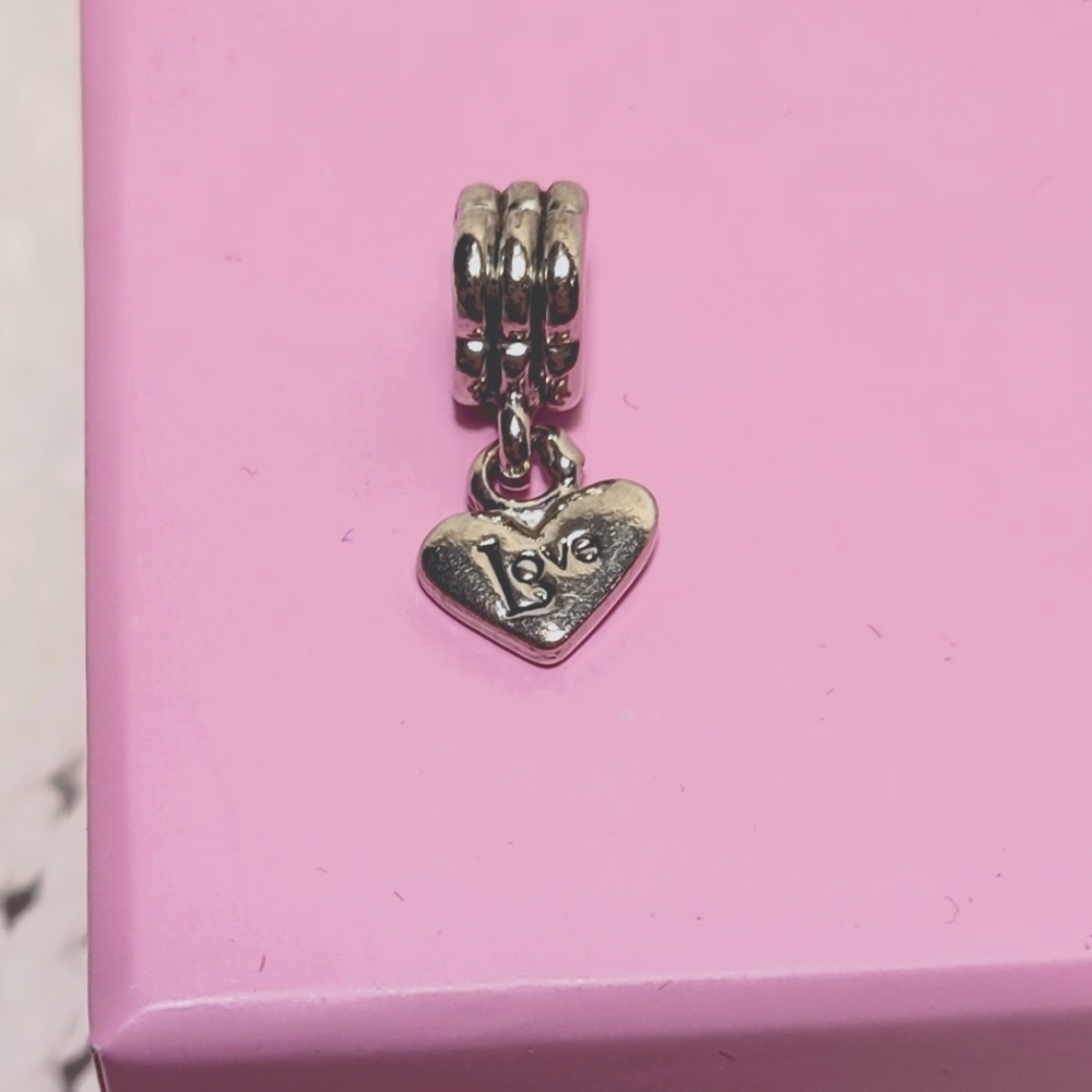 Sterling Silver "Love" Charm